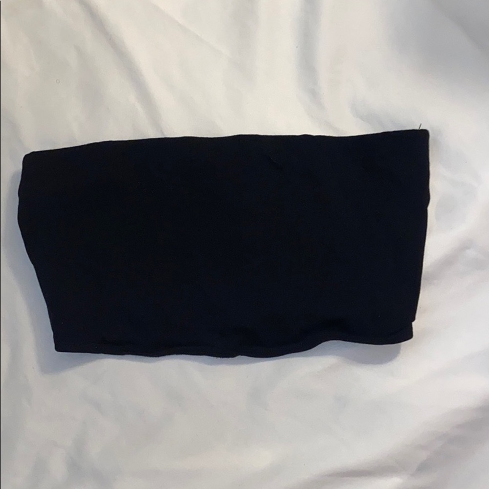 Simple Black Tube Top